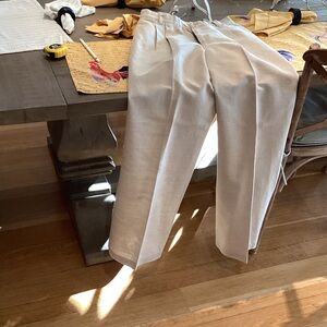 The J Peterman Company Cream Pants
